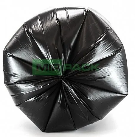 Мешки для мусора 120 л, 12 мкм, черные, в рулоне 50 штук, 70x110 см - Вид 3